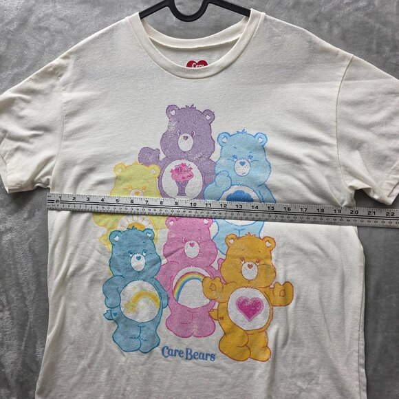 Care Bears Graphic T-Shirt Women's XL Ivory Short Sleeve Breathable Casual - Picture 5 of 7